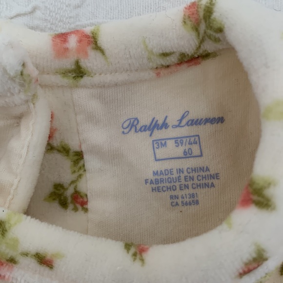 Ralph Lauren Velour Baby Outfit - Picture 4 of 4